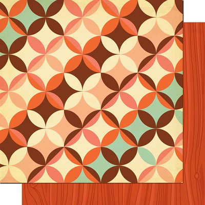 Cosmo Cricket - Nutmeg - Clove 12x12 d/sided cardstock  (pack of 10)
