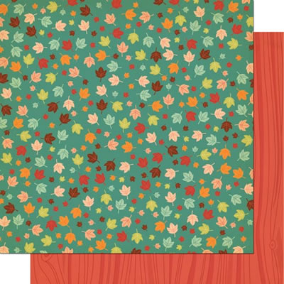 Cosmo Cricket - Nutmeg - Autumn 12x12 d/sided cardstock  (pack of 10)