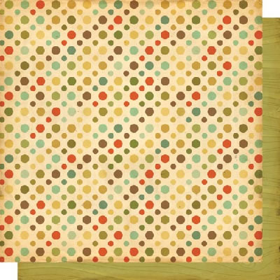 Cosmo Cricket - Mr Campy - Skipping Stones 12x12 d/sided paper  (pack of 10)