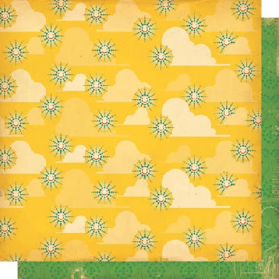 Cosmo Cricket - Jack's World - Wake Up 12x12 d/sided paper  (pack of 10)