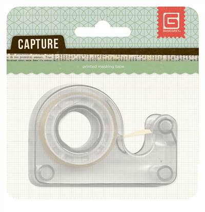 Basic Grey - Capture - Printed Tape (Sold in packs of 6)