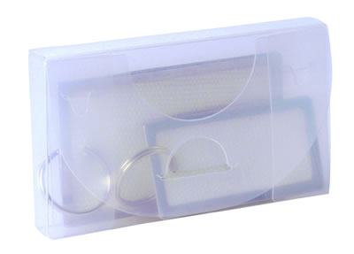Cropper Hopper - Embellishment Essentials- Rectangle- Clear 10/pk  (sold in 3's)
