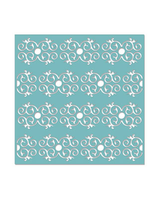 Creative Imaginations - ExiStencils - 6x6 Monarch Stencil  (sold in 3's)