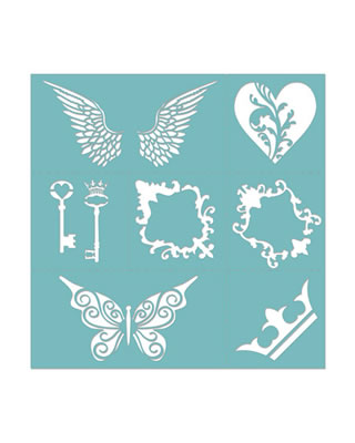 Creative Imaginations - ExiStencils - 12x12 Monarch Stencil Kit  (sold in 3's)