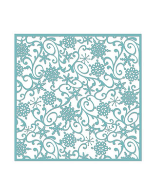 Creative Imaginations - ExiStencils - 12x12 Falling Snowflake Stencil  (sold in 3's)