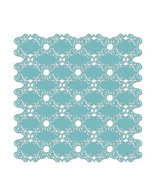 Creative Imaginations - ExiStencils - 12x12 Iron Romance Stencil  (sold in 3's)