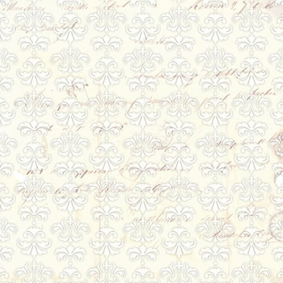 Creative Imaginations - Love Blooms - Elegance 12x12 paint it paper w/ varnish pattern  (pack of 5)