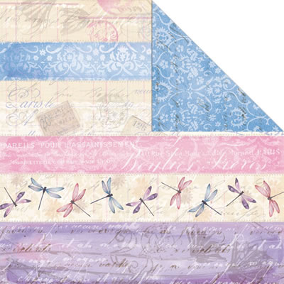 Creative Imaginations - Beautiful You - Cherished 12x12 d/sided paper  (pack of 10)