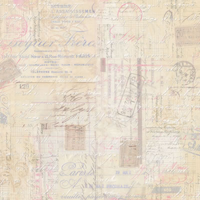 Creative Imaginations - Beautiful You - Sincerely 12x12 paint it paper w/ varnish pattern  (pack of 5)