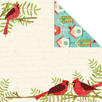 Creative Imaginations - Holiday Joy - Being Together 12x12 d/sided paper  (pack of 10)