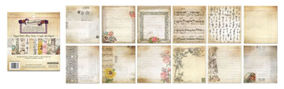 Creative Imaginations - Assemblage - 6x6 Paper Pad  (sold in 3's)