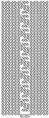 Elizabeth Craft Designs - Peel Off Stickers  Borders & Corners  Silver  PREORDER2  Croners   (sold in 6's)