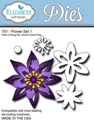 Elizabeth Craft Designs - Flower Die Set 1  (sold individually)