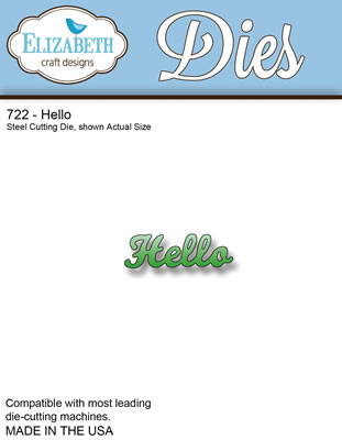 Elizabeth Craft Designs - Hello Die  (sold individually)