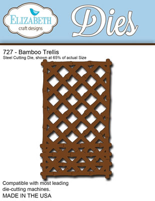 Elizabeth Craft Designs - Metal Dies - Bamboo Trellis  (sold individually)