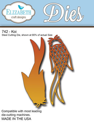 Elizabeth Craft Designs - Metal Dies - Koi  (sold individually)