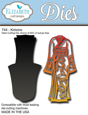 Elizabeth Craft Designs - Metal Dies - Kimono  (sold individually)