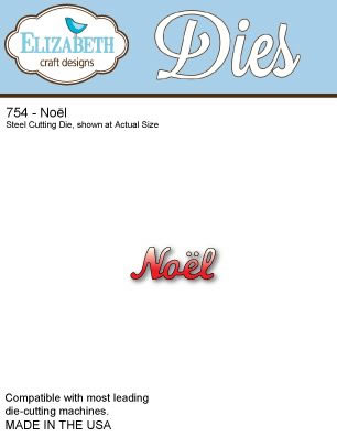 Elizabeth Craft Designs - Metal Dies - Noel  (sold individually)
