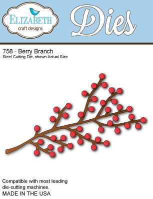 Elizabeth Craft Designs - Metal Dies - Berry Branch  (sold individually)