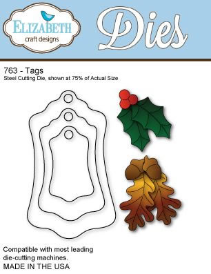 Elizabeth Craft Designs - Metal Dies - Tags  (sold individually)