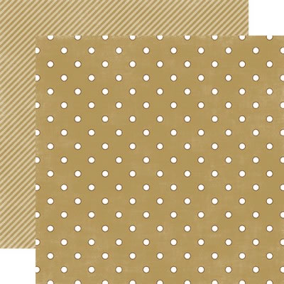 Dots & Stripes Christmas - Tinsel Small Dot 12x12 d/sided paper (pack of 10)
