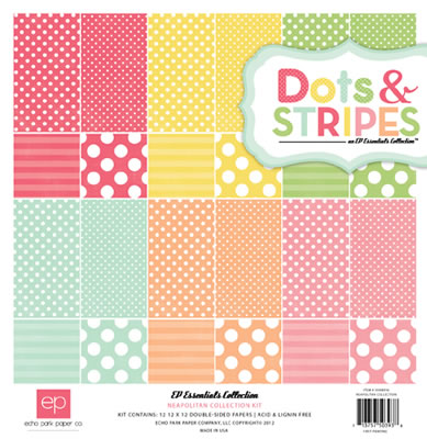 Echo Park - Dots & Stripes Neapolitan - Collection Kit  (sold individually)