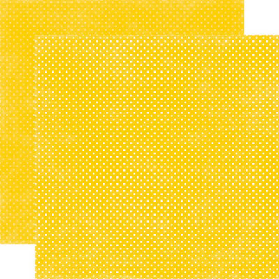 Essentials - Dots Primary - Lemon Drops Tiny Dots 12x12 d/sided paper (pack of 10)