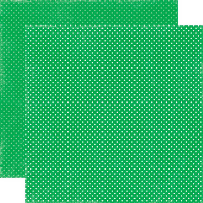 Essentials - Dots Primary - Grass Tiny Dots 12x12 d/sided paper (pack of 10)