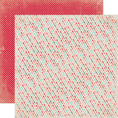 PREORDER Head Over Heels - Arrows 12x12 d/sided paper (pack of 10)