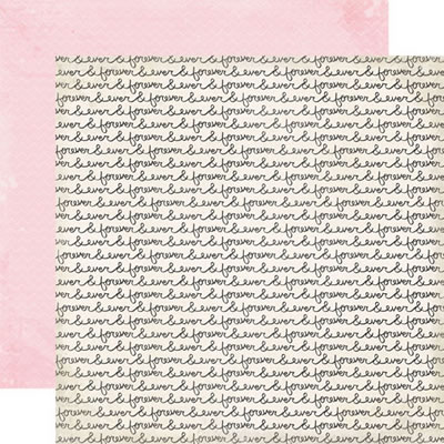 PREORDER Head Over Heels - Forever and Ever 12x12 d/sided paper (pack of 10)