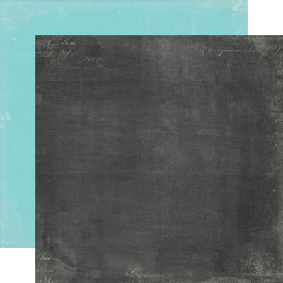 PREORDER Head Over Heels - Black/Teal 12x12 d/sided paper (pack of 10)
