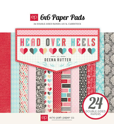 PREORDER Head Over Heels - 6x6 Paper Pad (sold in 3's)