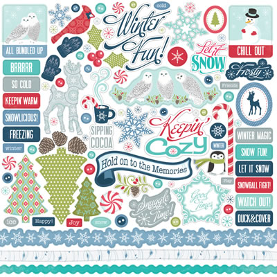 Keepin' Cosy - Element Stickers (pack of 5)