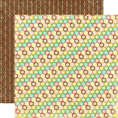Life is Good - Honeycomb 12x12 d/sided paper (pack of 10)