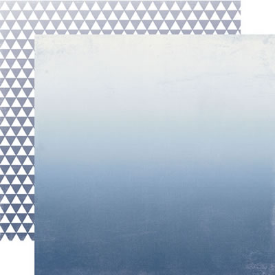 Essentials - Ombre - Navy 12x12 d/sided paper (pack of 10)
