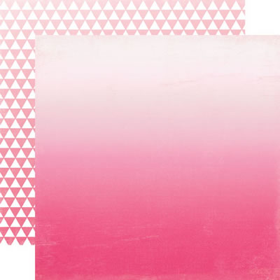 Essentials - Ombre - Hot Pink 12x12 d/sided paper (pack of 10)