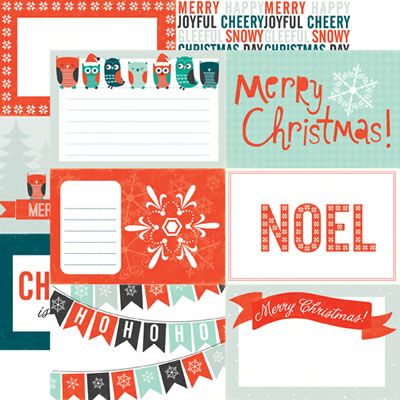 Photo Freedom - Dear Santa - Noel 12x12 d/sided paper (pack of 10)