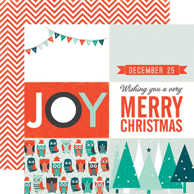Photo Freedom - Dear Santa - Joy 12x12 d/sided paper (pack of 10)