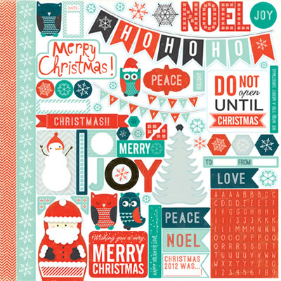 Photo Freedom - Dear Santa - Element Stickers (pack of 5)