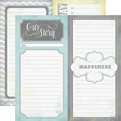Photo Freedom - Happy Little Moments - Our Story 12x12 d/sided paper (pack of 10)