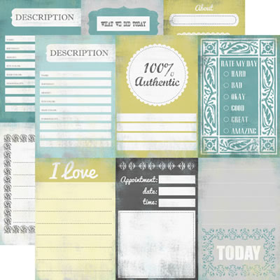 Photo Freedom - Happy Little Moments - I Love 12x12 d/sided paper (pack of 10)