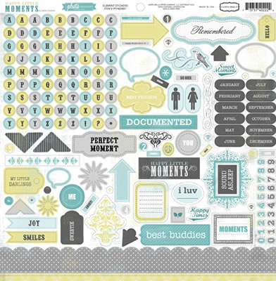 Photo Freedom - Happy Little Moments - Element Stickers (pack of 5)