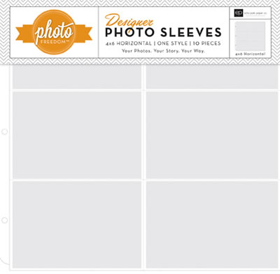 Photo Freedom - Photo Sleeves - 4x6 Horizontal 10/pk (sold individually)