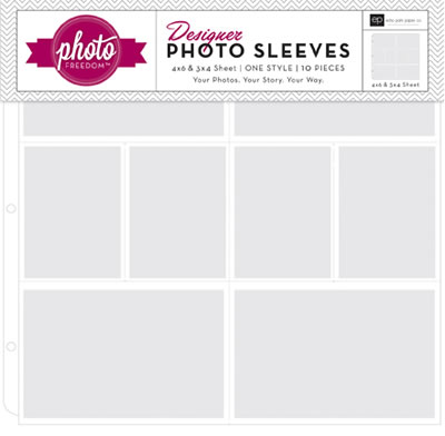Photo Freedom - Photo Sleeves - 4x6/3x4 10/pk (sold individually)