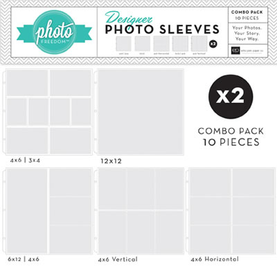 Photo Freedom - Photo Sleeves - Combo Pack 10/pk (sold individually)