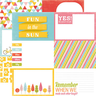 Photo Freedom - Fun in the Sun - Fun in the Sun 12x12 d/sided paper (pack of 10)