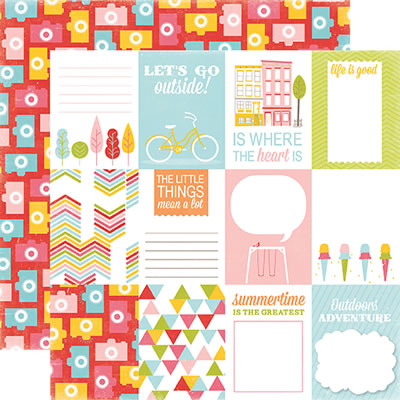 Photo Freedom - Fun in the Sun - Outside 12x12 d/sided paper (pack of 10)