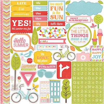 Photo Freedom - Fun in the Sun - Stickers (pack of 5)