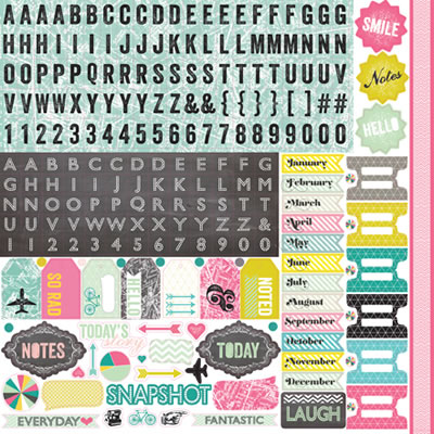 Photo Freedom - Today's Story - Element Stickers (pack of 5)