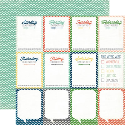 Photo Freedom Volume 2 - This Week 12x12 d/sided paper (pack of 10)